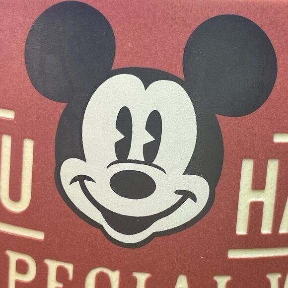 Disney Parks Mickey Mouse Making People SMILE Mug Magic Kingdom Red 18oz - Picture 2 of 11